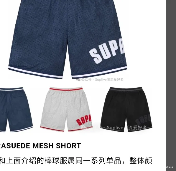 24SS shorts mesh MESH ULTRASUDE suede SHORT 0703
